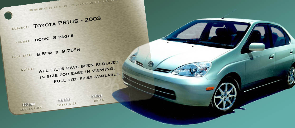 2003 Toyota Prius brochure